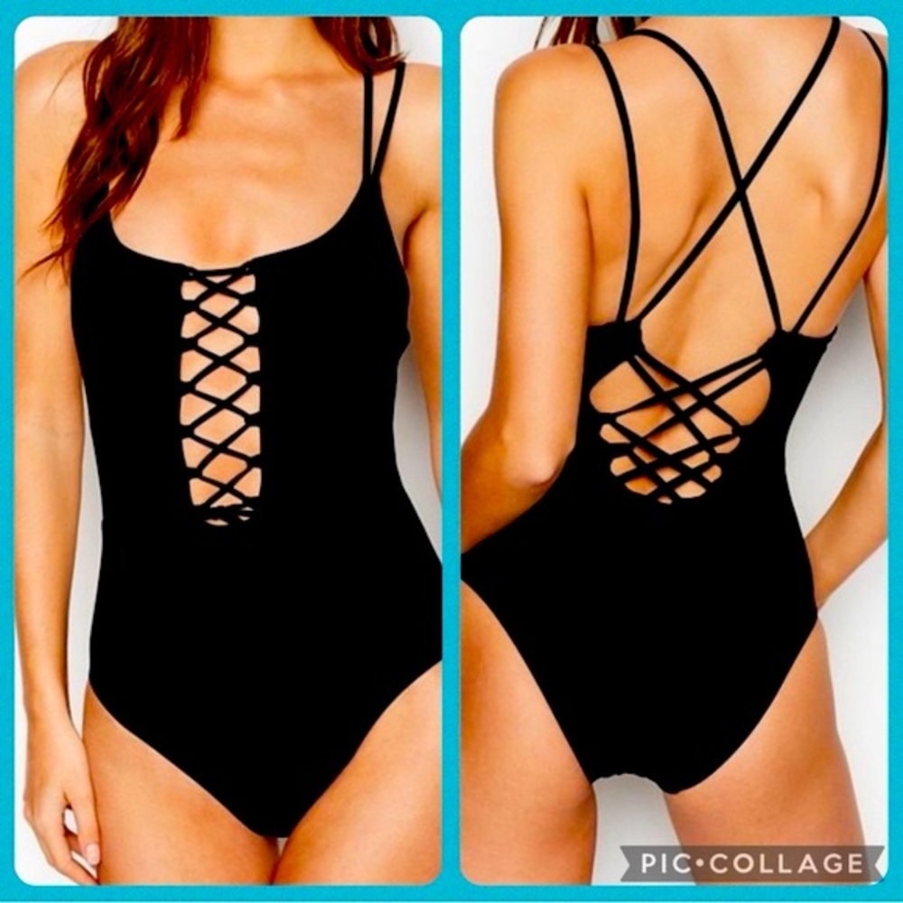 Skinny Dippers by Miraclesuit Suga Babe Black Slimming One-Piece Swimsuit